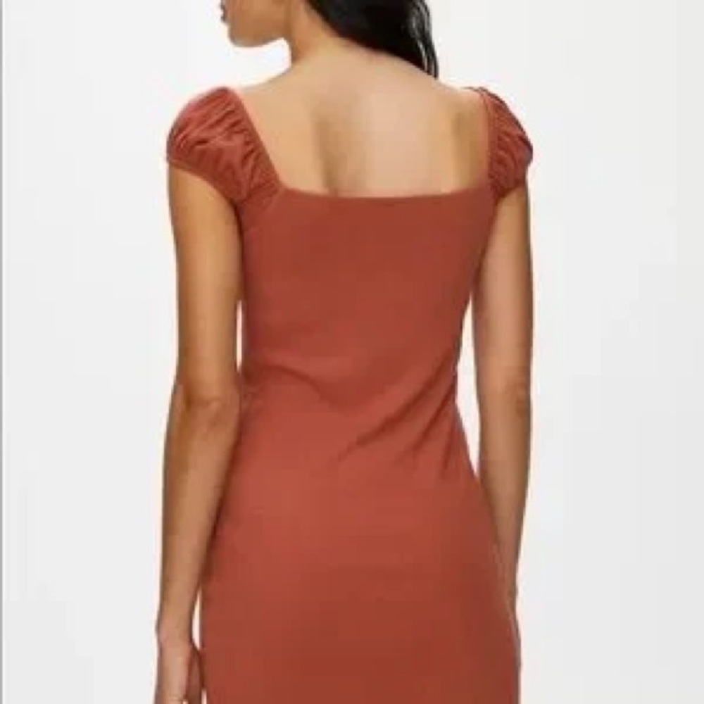 Aritzia Rust Mini Dress - Picture 3 of 5